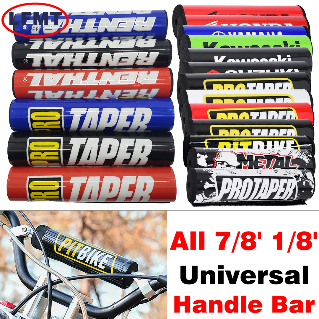 

20cm 25cm 7/8" Handlebar Crossbar Bar Pad Round Bar Handlebars Pads Dirt Pit Bike Motocross Motorcycle ATV Quad Chest Protector