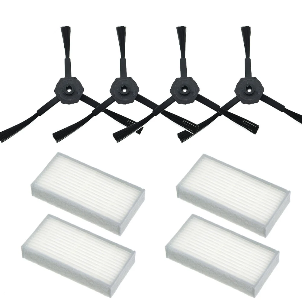 6x side brush 4x HEPA Filter kit for CHUWI ilife v5s v5 x5 ilife V3s v3s pro v3l v5s pro v50 robot vacuum cleaner