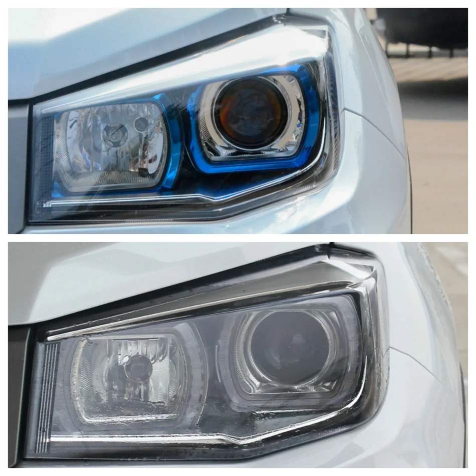 For ChangAn CS75 2013 2014 2015 2016 2017 Car Gadgets Shade Headlight Headlight Cap Car Front Headlight Lens Cover Lights Shell
