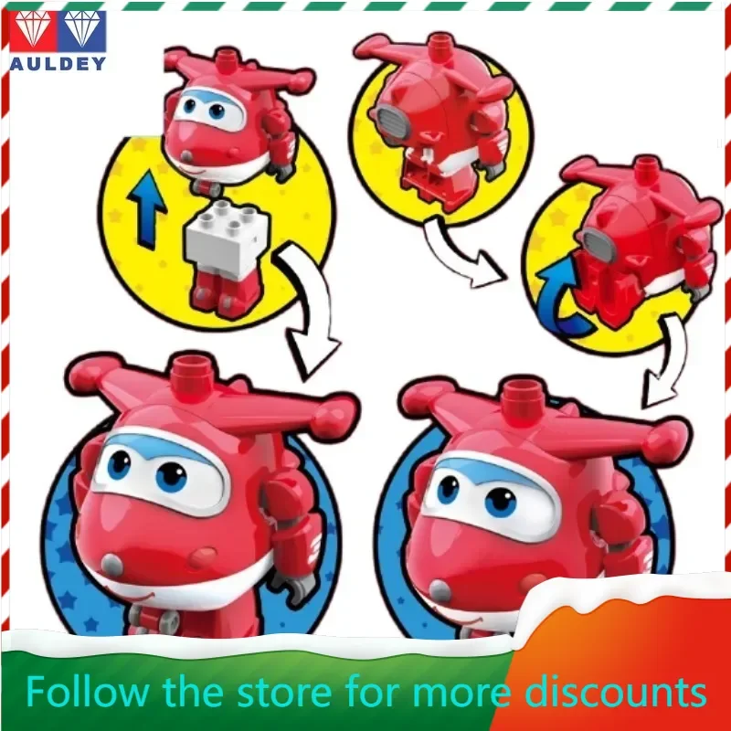 

AULDEY‌ Original Super Flying Man Ledi Inertial Sliding Mini Assembly Movable Model Collection Children 's Holiday Gift in Stock