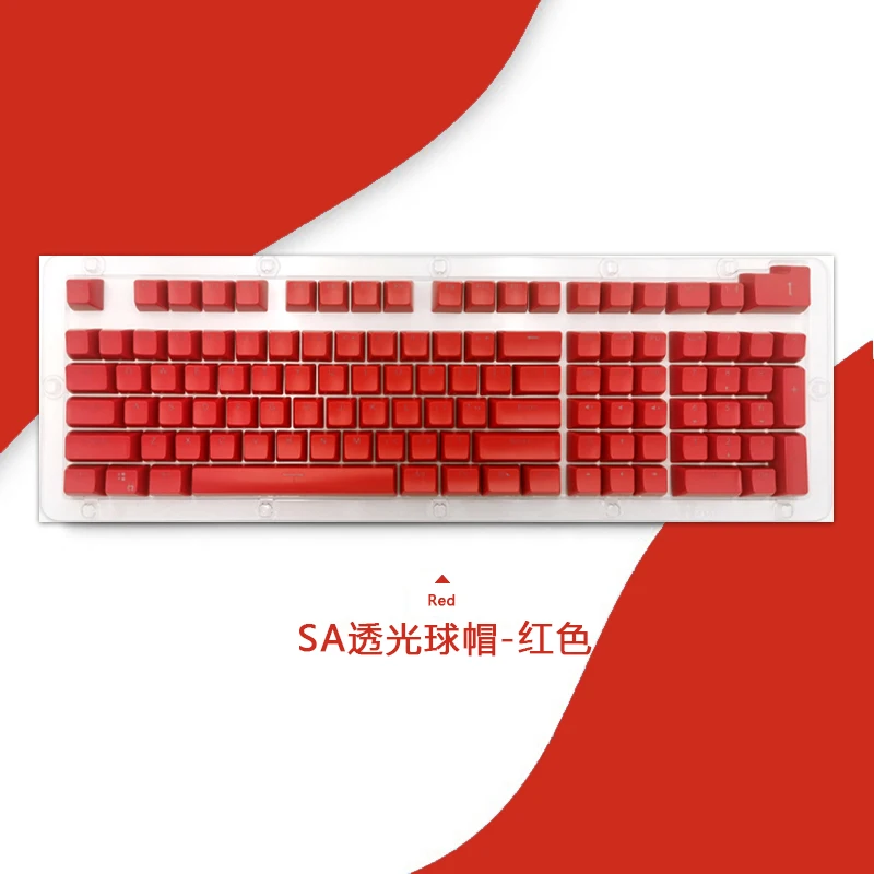 SA Profile PBT Keycaps Mold Mechanical Keyboard 104 108 Keys Set Ball Shape Doubleshot Gaming Keycap Mx Switch CHERRY GK61 SK61