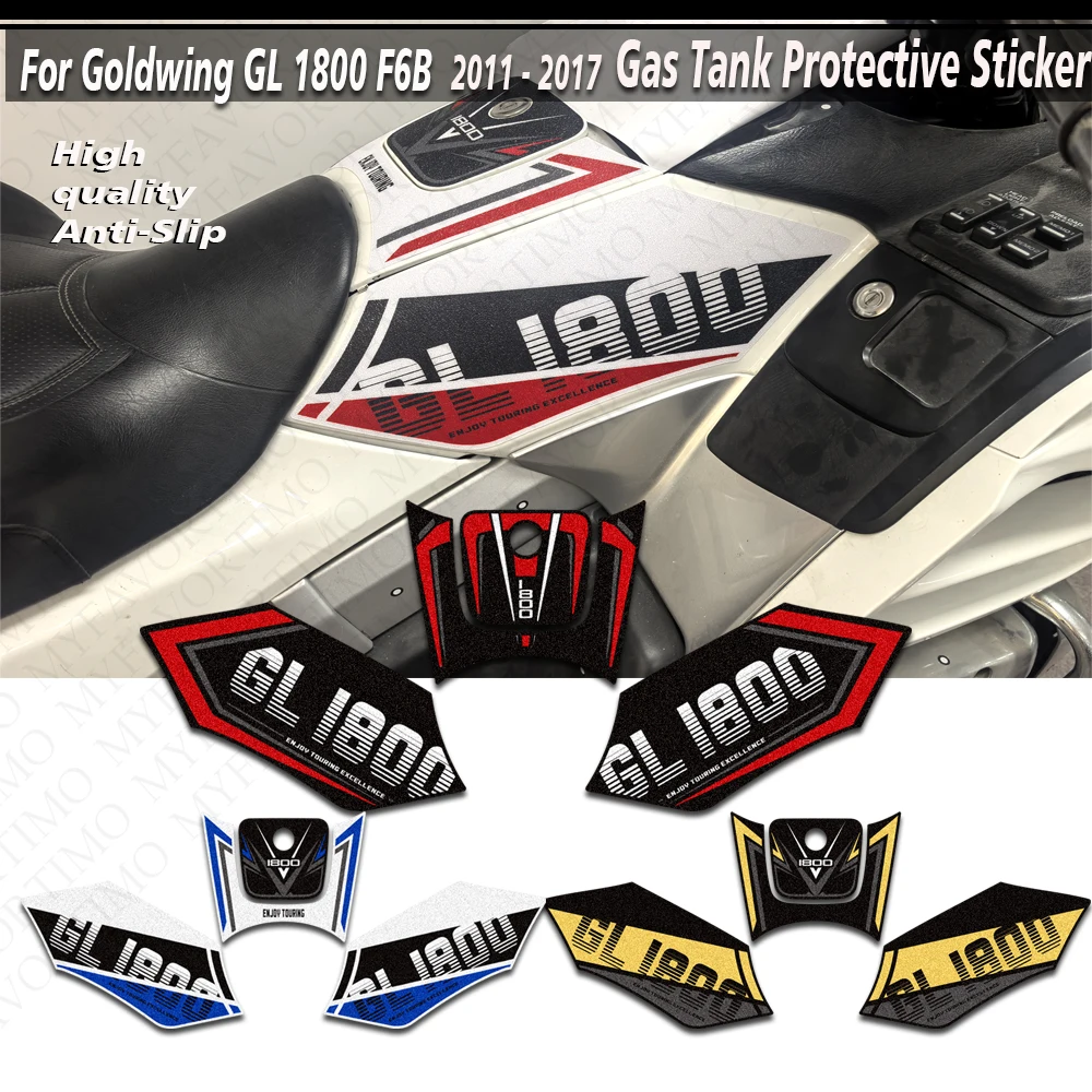 2011 - 2017Tour Protector Tank Pad Grips Gas Kit Knee Fairing Fender Stickers Decals  For Goldwing Gold wing GL1800 GL 1800 F6B