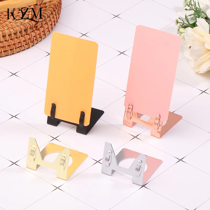 Metal Price Tag Label Clip Table Top Number Snap Food Name Card Sign Holder For Retailing Store Supermarket