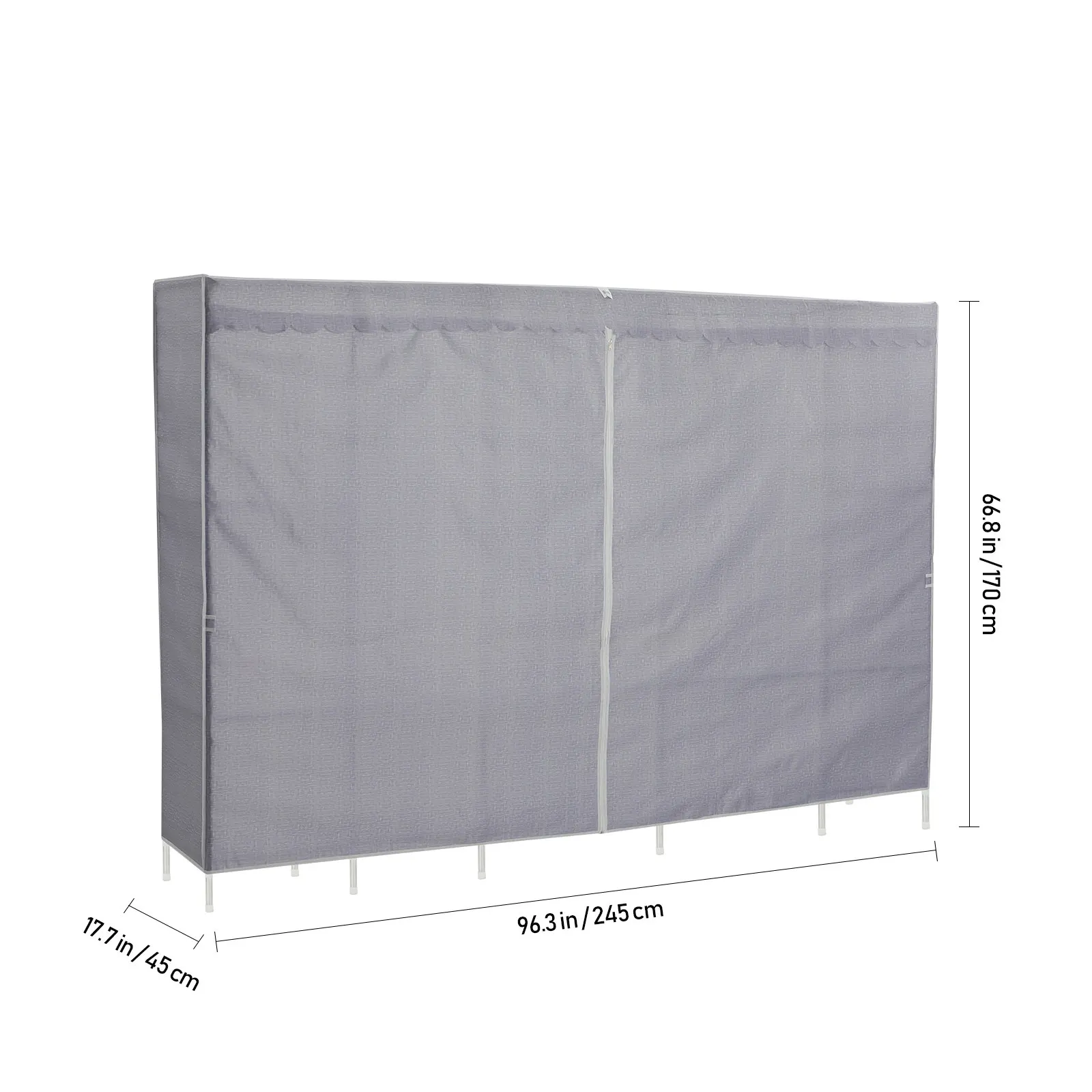 Kleiderständer mit Abdeckung,  – Wardrobe Closet Portable Fabric Cover Bewertung und Preis