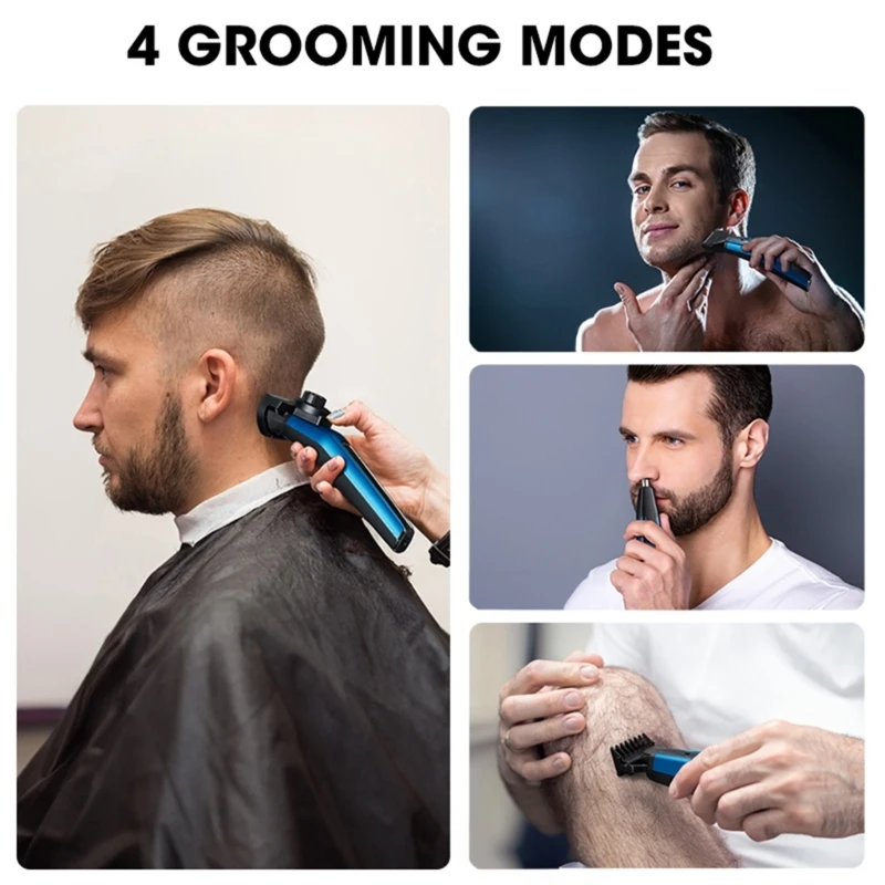 Dụng cụ chải râu Dụng cụ cạo râu bằng điện Máy cạo râu chống thấm nước Kết cấu ABS 918D