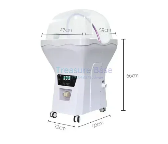 معدات معالجة الرأس الجديدة معدات التبخير العلاجية المائية سبا العناية بالشعر تدليك الشامبو المحمول تداول المياه