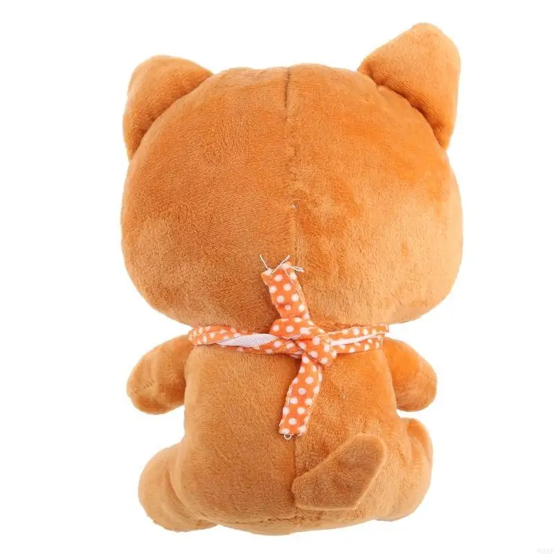 95AE 20cm Plush Stuffed Toy with Sitting Posture Face Nursery Room Supply