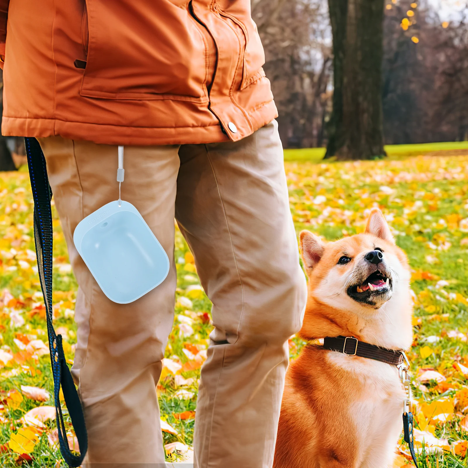 

Outdoor Pet Water Dispenser Portable Dog Drinking Bowl Splashproof Cat Water Feeder Durable Abs Travel Accessory