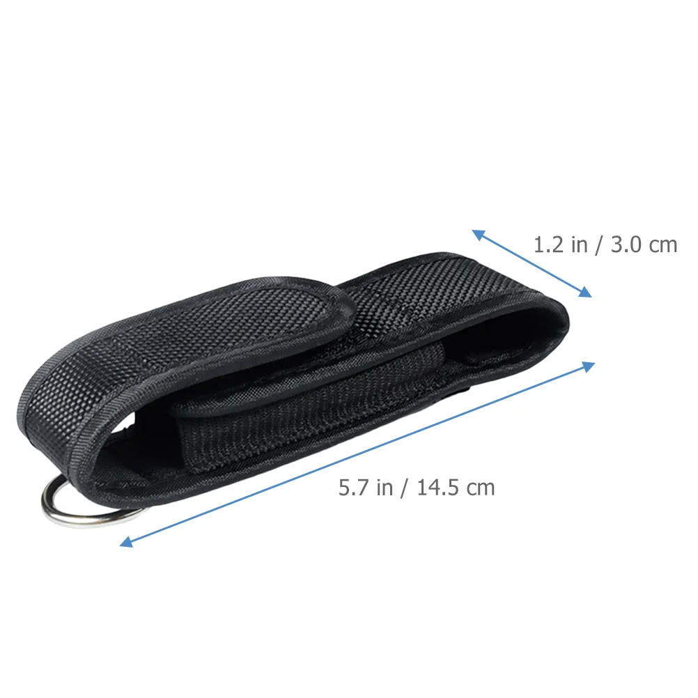 

Flashlight Storage Bag Durable Waterproof Lightweight Pouch For Belt Mountaineering Outdoor Hiking Camping Travel Duty