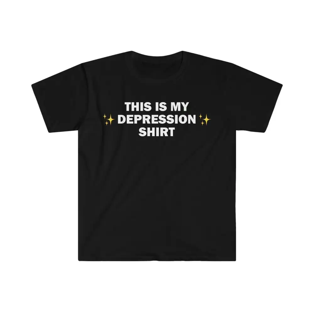 This Is My Depression T Shirt Humor Funny Meme Offensive Satire