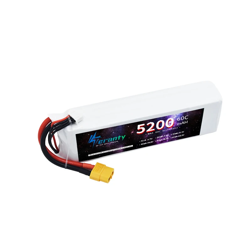 Bateria Lipo TERANTY 3S 11.1V 60C 1500/2200/2700/3000/3000/10400mAh o wysokim natężeniu rozładowania do samolotów RC, dronów, samochodów — zdjęcie produktu 4