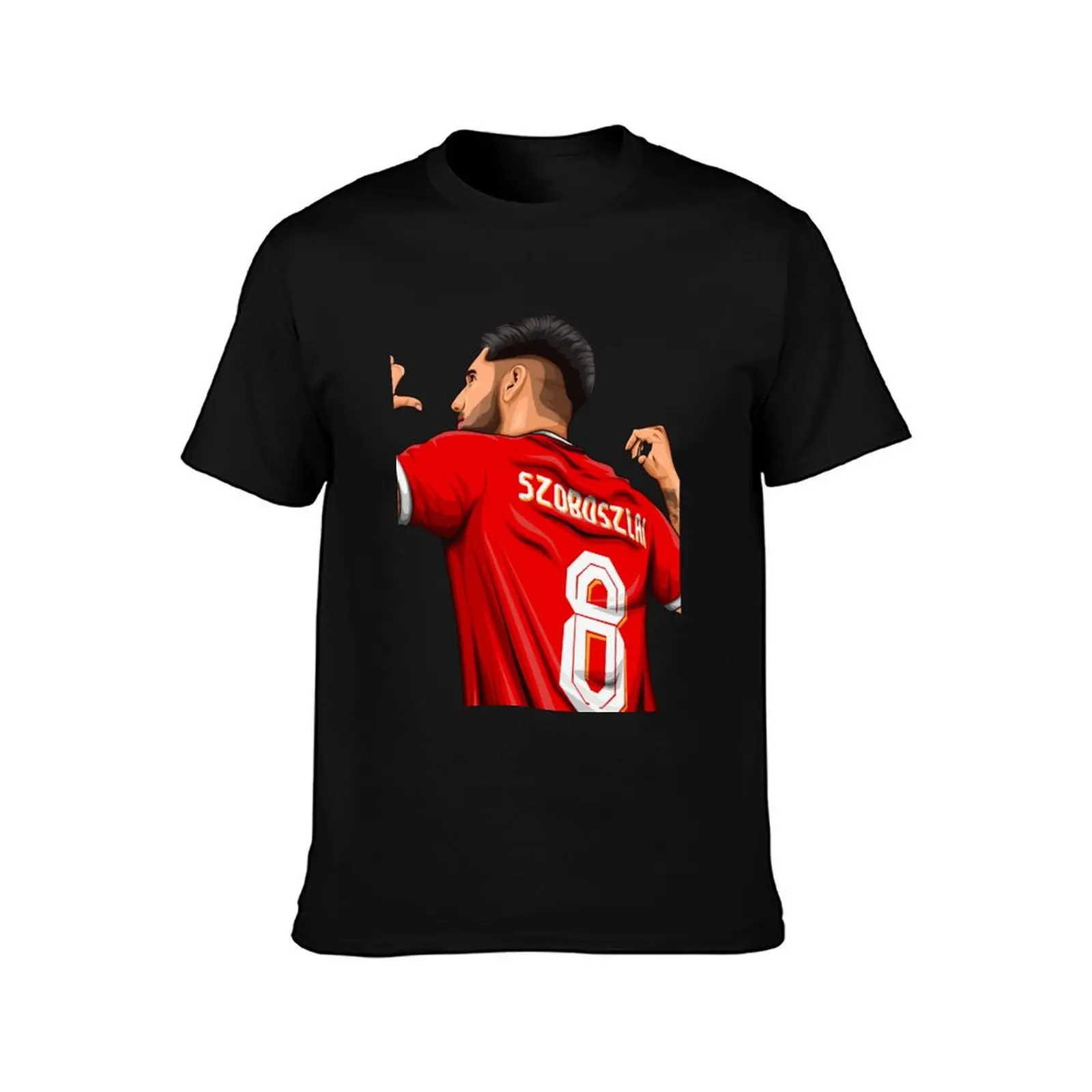 Dominik Szoboszlai T-Shirt sports fans customizeds hippie clothes tshirts for men