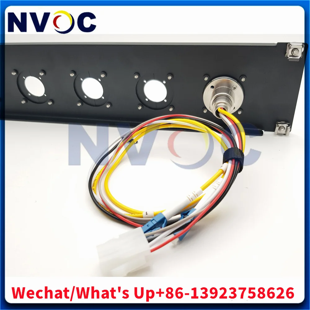 19Inch 6Hole  Patch Panel For 3K 93C FXW-3KGP 3KGS(EDW) Fixed Socket/FXW 3KGP 6Port Fixed Plug Hybrid Fiber Connector Assemblies