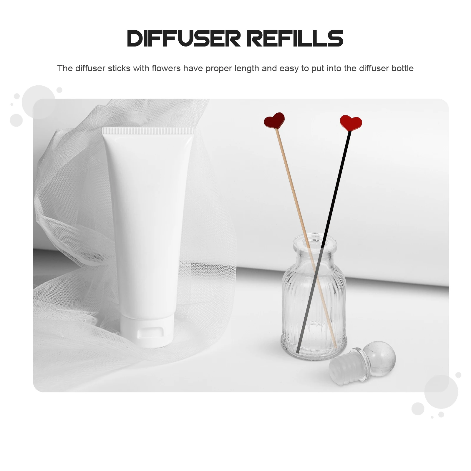 

20pcs Aroma Diffuser Sticks Natural Rattan Reed For Home Hotel Office Yoga Room Decor Essential Oil Diffuser Accessories Vase