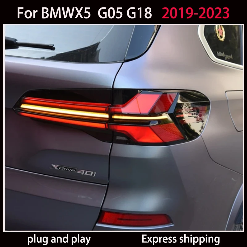 

Car Lights for BMW X5 G05 G18 Led Tail Light 2019-2023 G05 Rear Lamp DRL Turn Signal Reverse Automotive Accessories