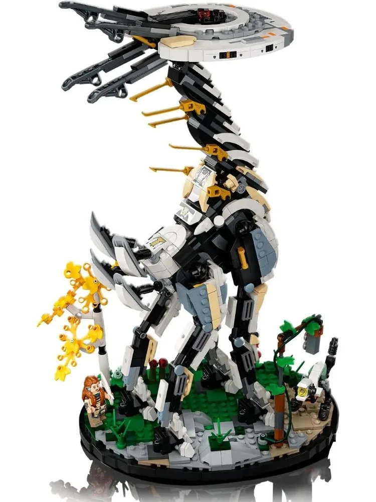 

2025 New1222pcs Legoing 76989 Horizon Zero Dawned Long-necked Beast Building Blocks Giraffe Collection Model Gift for Kids