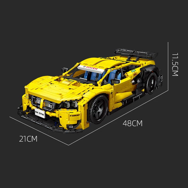 IN STOCK 92024 MOC Technical Remote Control Sports Car Building Blocks Bricks Assembling Model Children's Toys Christmas Gift