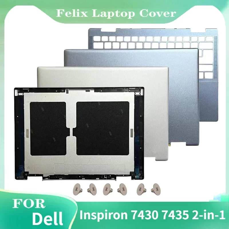 New For Dell Inspiron 7430 7435 2-in-1 Laptop LCD Back cover/Palm Rest A Case C Case Laptop Replace Cover