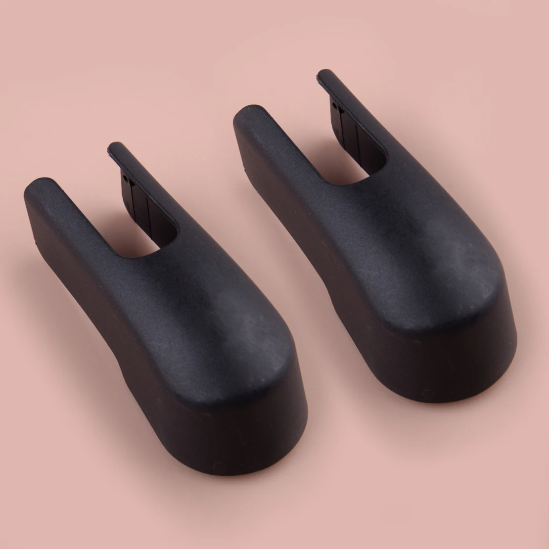 

2 шт., крышка гайки рычага заднего стеклоочистителя автомобиля, подходит для Fiat 500X 2015 2016 2017 2018 2019 2020 2021, черный пластик