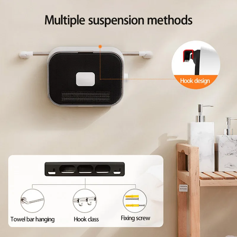 220V ติดผนังไฟฟ้าพัดลมไฟฟ้าขนาดเล็กในครัวเรือนและห้องน้ําเครื่องทําความร้อน Artifact สําหรับอาบน้ําเด็กในฤดูหนาว