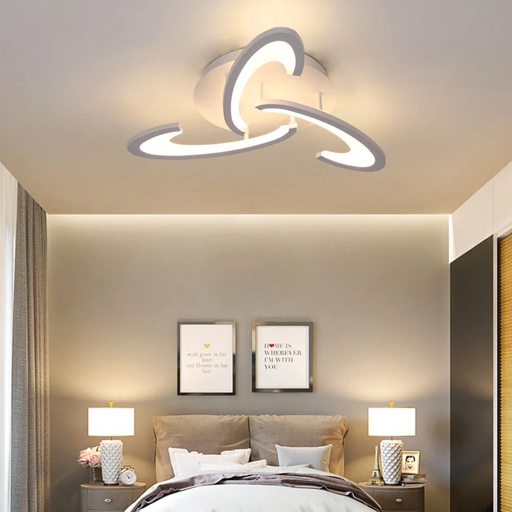 Moderne Decke Lampe Acryl Led Kronleuchter Wohnkultur RC Dimmen Plafond Anhänger Leuchte Wohnzimmer Esszimmer Schlafzimmer Glanz – Detail 10