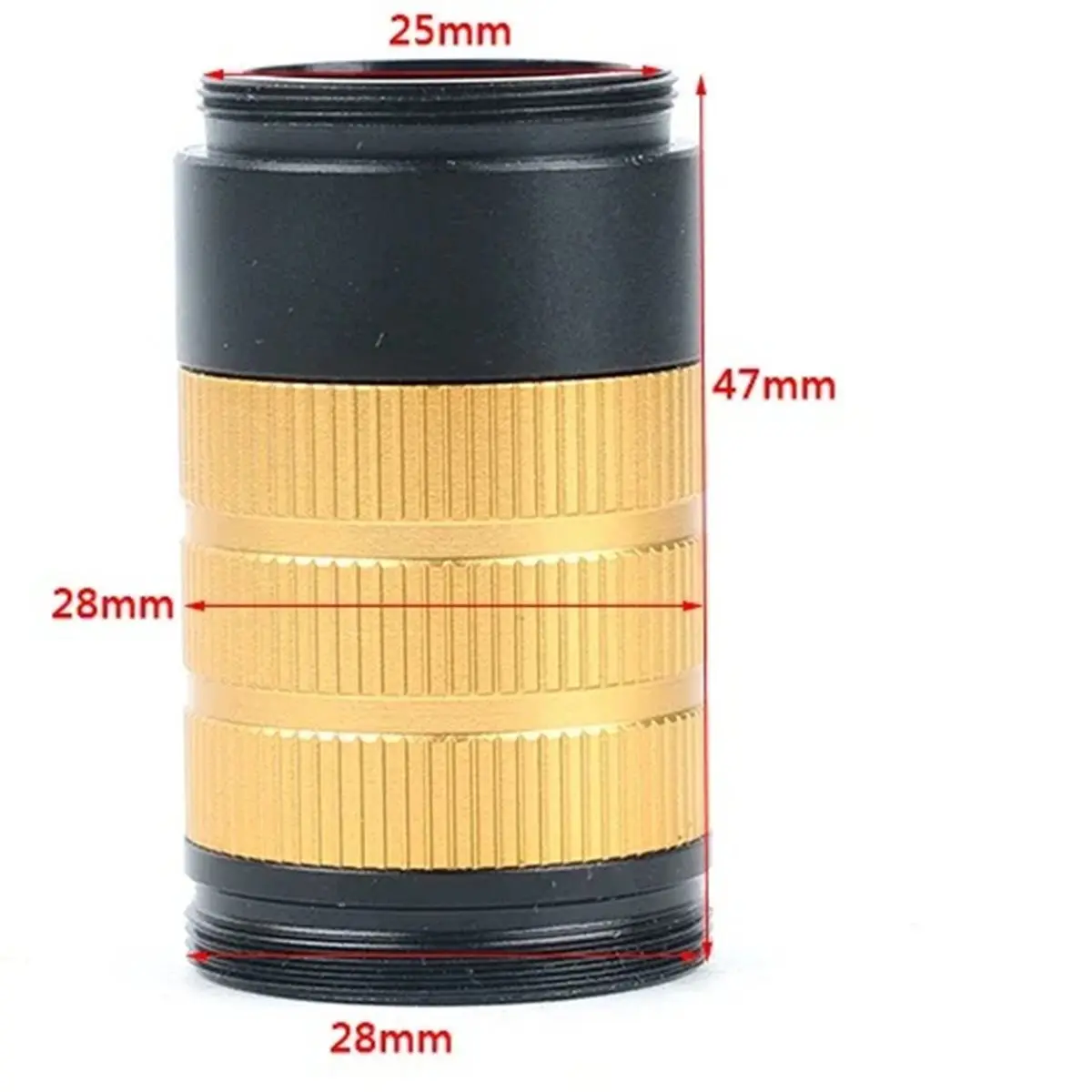 【TODAY-BUY】~@ 50X High Visual High Distance Adjustable Field Industrial Zoom CS C Mount Lens for USB Video Microscope Camera