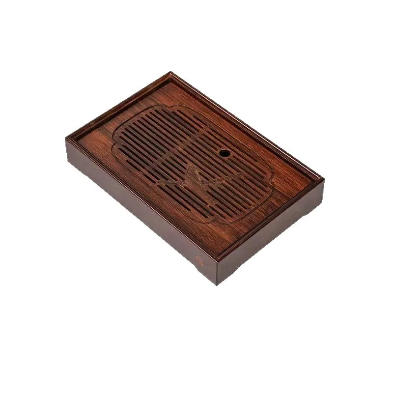 

Xiangfu water storage bamboo tea tray, small one-person household rectangular tea set, simple drinking store small