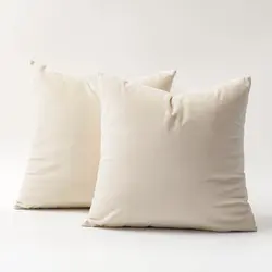 Funda de cojín de terciopelo suave, cubierta de almohada blanca, 45x45, para sala de estar, decoración nórdica para el hogar