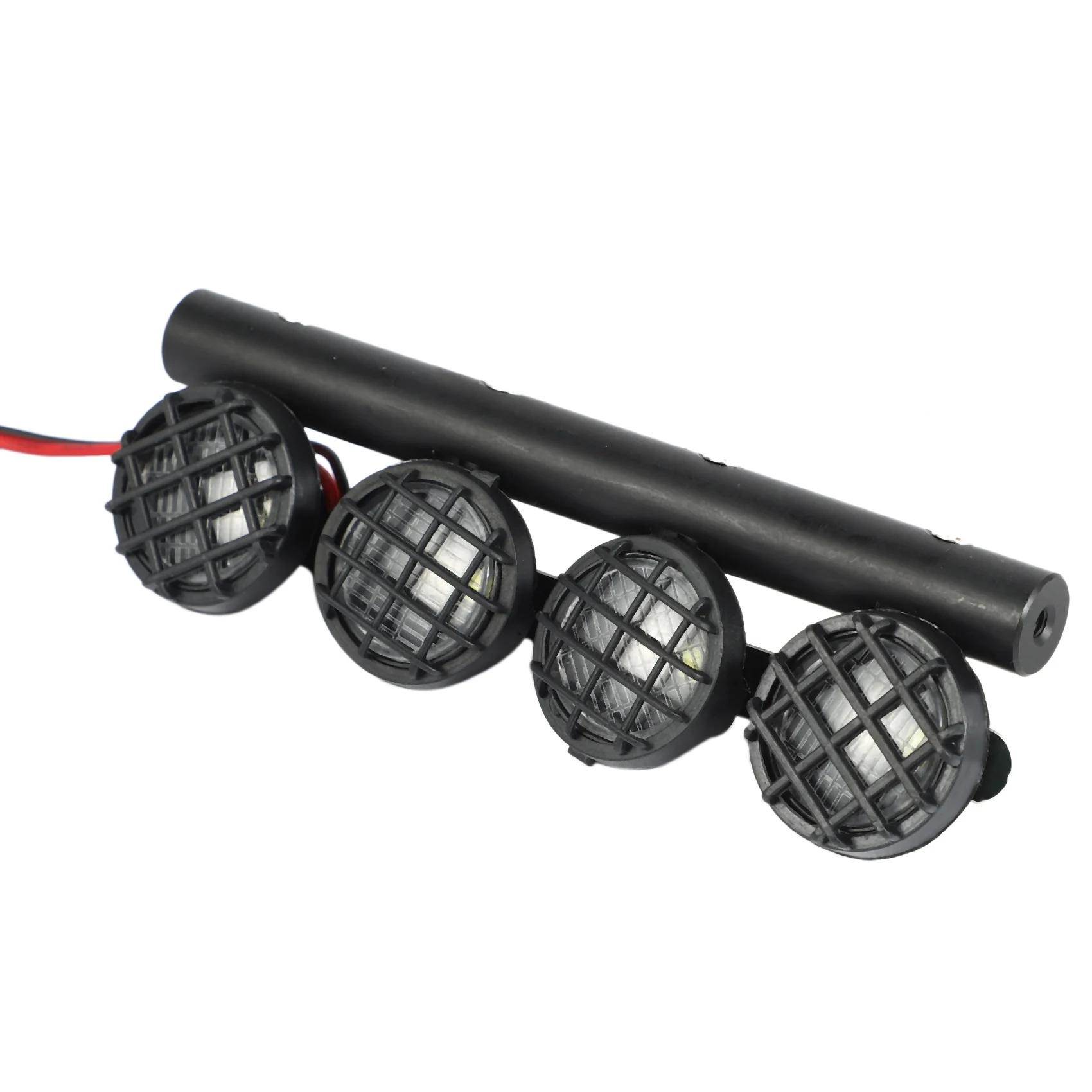 Wielofunkcyjna, bardzo jasna lampa LED na dachu z 4 reflektorami do samochodu 1/10 1/8 RC CC01 Axial SCX10