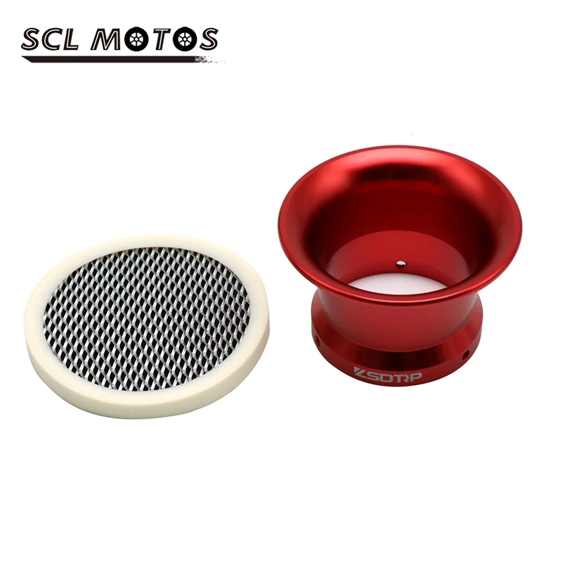 

SCL MOTOS 74mm Motorcycle Carburetor Net Velocity Stack Mesh Screen for Carb Air Filter Cup for Honda Yamaha Suzuki Kawasaki