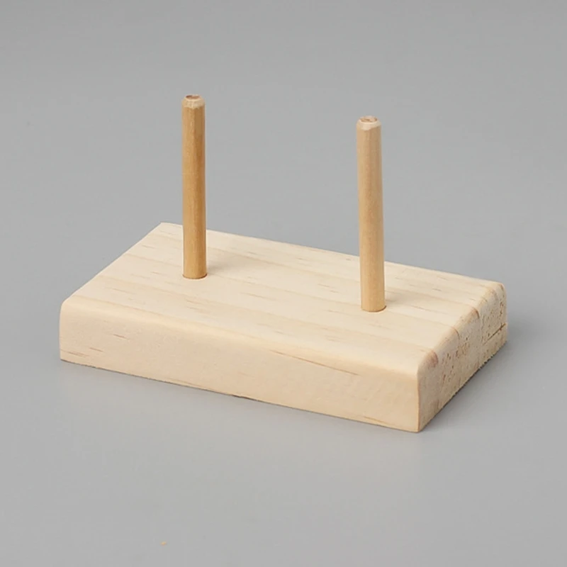 Small Thread Rack Thread Holder 2 Spool Thread Storage Rack Thread Spool Stand Sewing Cone Storage Organiser Sewing A0KE