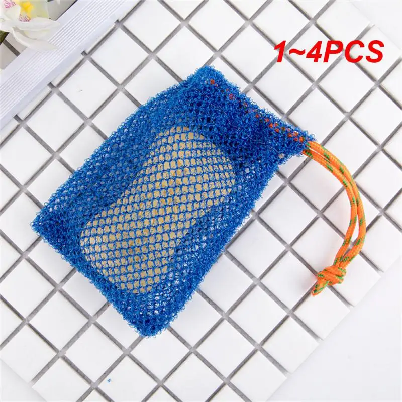 1~4PCS Rich Sparkling Soap Bag Soft Material Skin Friendly Material Neatly Routed Long-term Use Bubble Net To Mud Deep Cleaning