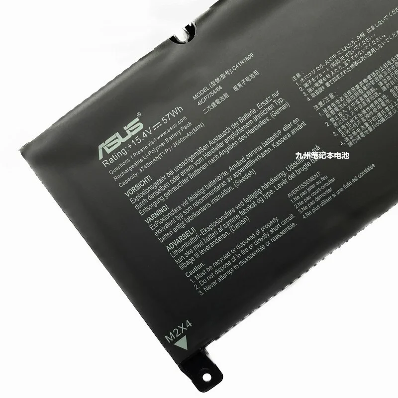 Original Brand New 15.4V 57Wh C41N1809 Battery Applicable to Asus Q536F UX562FN UX562FD UX562FDX
