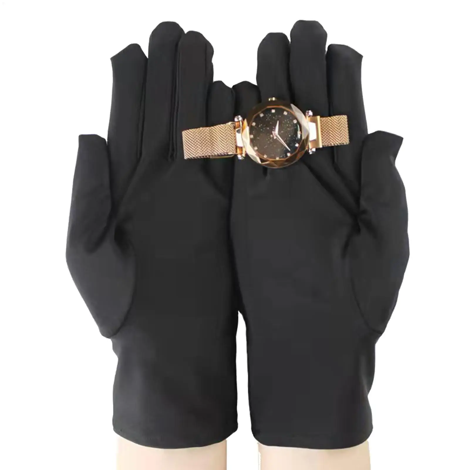 1 Pair Jewelry Inspection Gloves Fashionable Microfiber Dust-Free Gloves Etiquette And Work Gloves For Antiques And Collectibles