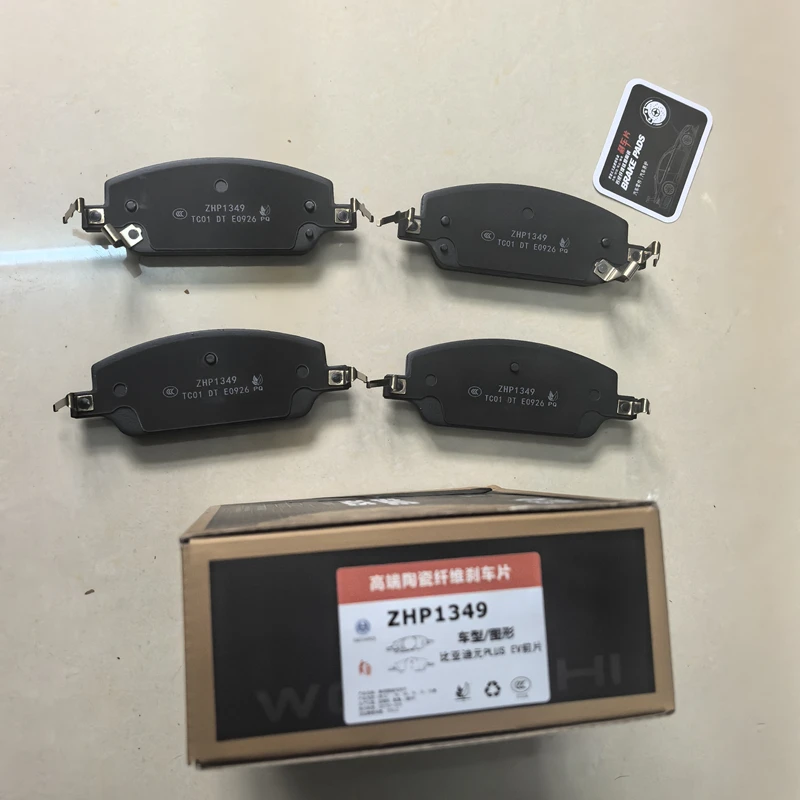 Front Brake Pads for BYD ATTO 3,YUAN PLUS,YUAN UP,Dolphin Seal Seagull 05 06 DM-i Qin EV Yuan Plus King Chazor 1.5L Hybrid