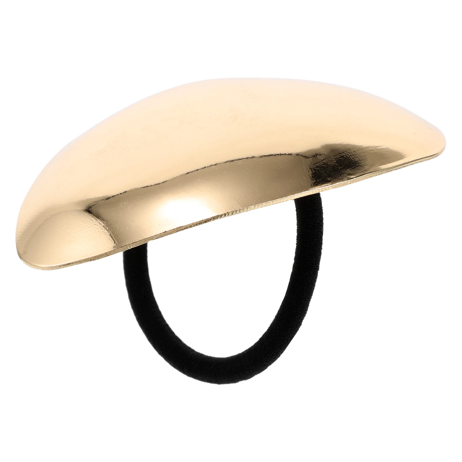 

Elastic Ponytail Cuff High Elasticity Metal Accessories Oval Shape Thick Hair Tie Styling Scrunchies Boho Hair Bands For Women