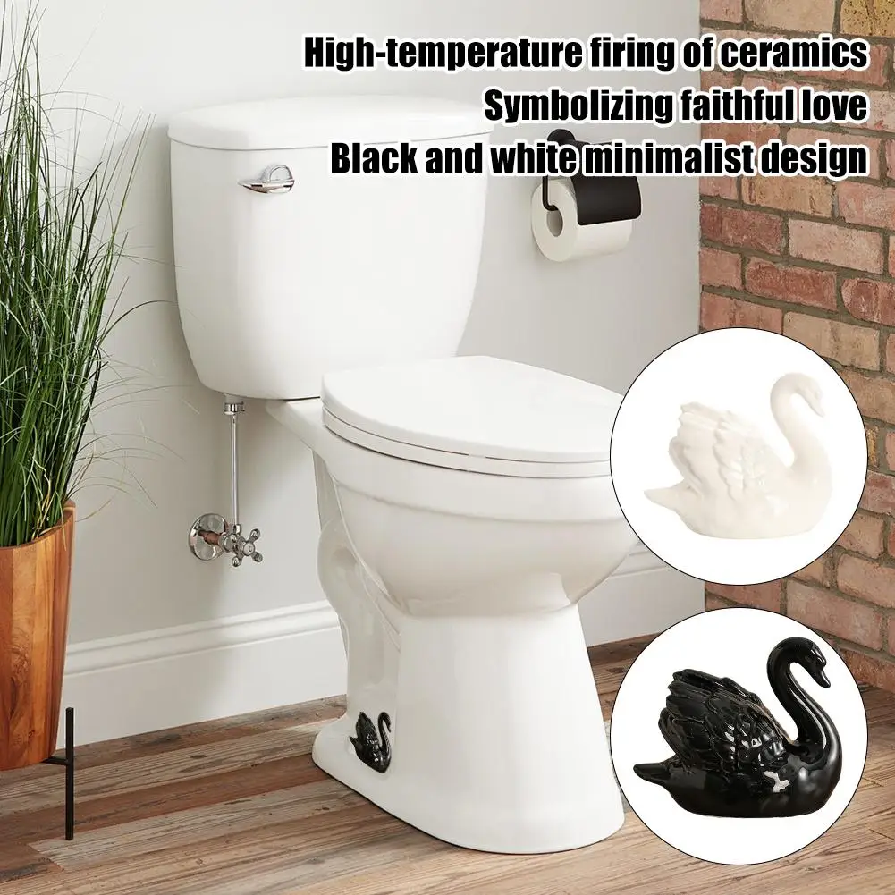 Ceramics White Swan Home Decoration Ornaments Statues Light Luxury Black Cygnus Sculptures Goods of Furniture for Display 2026