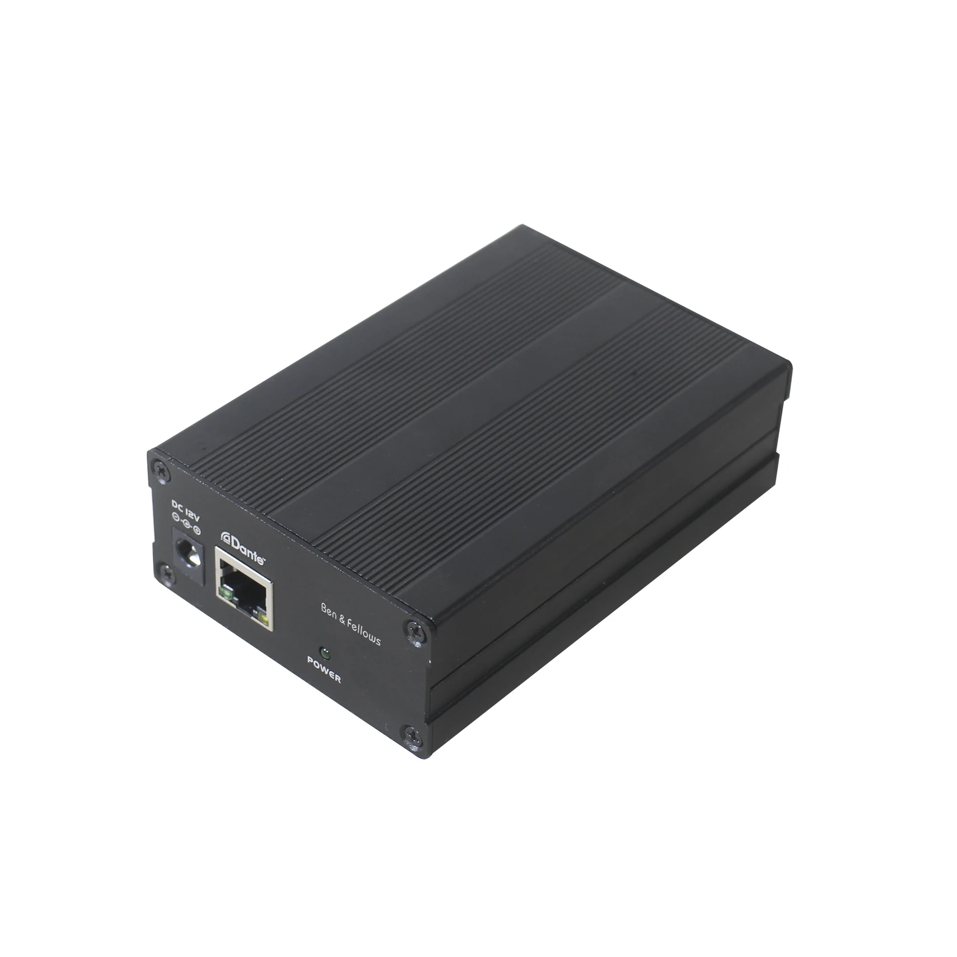 

Hot Sell High Quality Dante 4 In 4 Out Transmitter Supports POE Power Supply To Increase The Number Of Microphones Or Aux Inputs