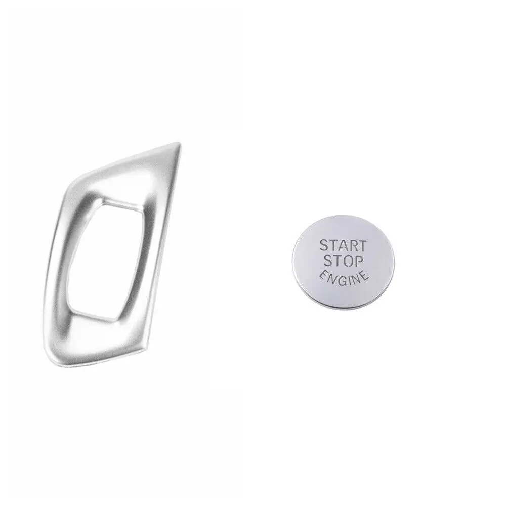 

WXZOS замочная скважина зажигания двигателя, накладка на переключатель запуска и остановки для BMW 2008-2013 X5 X6