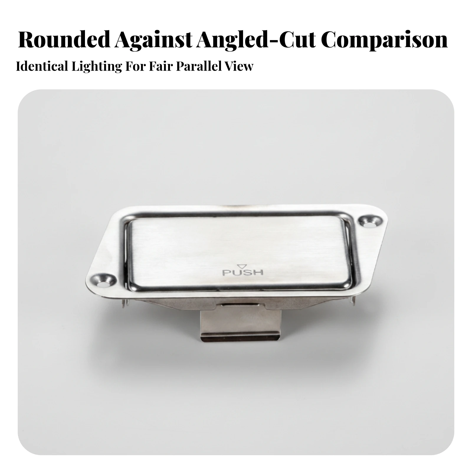 Guitar Battery Box Brushed Metal Battery Case Hardware Screw-Mount Impact Resistant for Luthier, Custom Builds