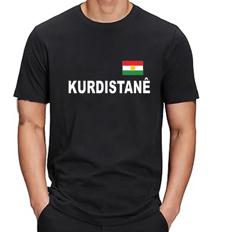 T-Shirt Drapeau Kurdistane pour Homme, Nouvelle Collection 2023