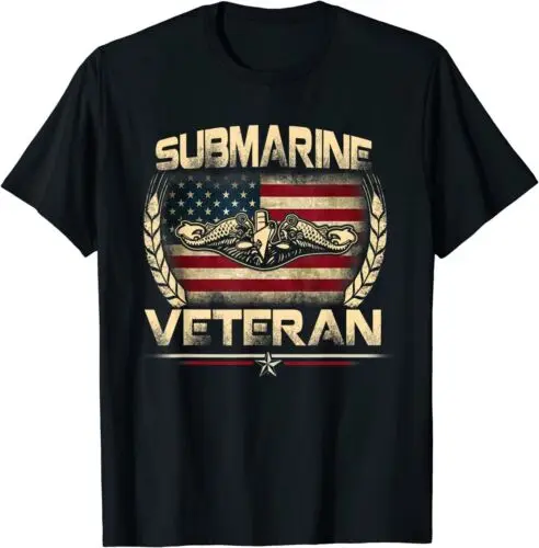 U.S Submarines Veteran Service, Military Patriotic T-Shirt S-3XL