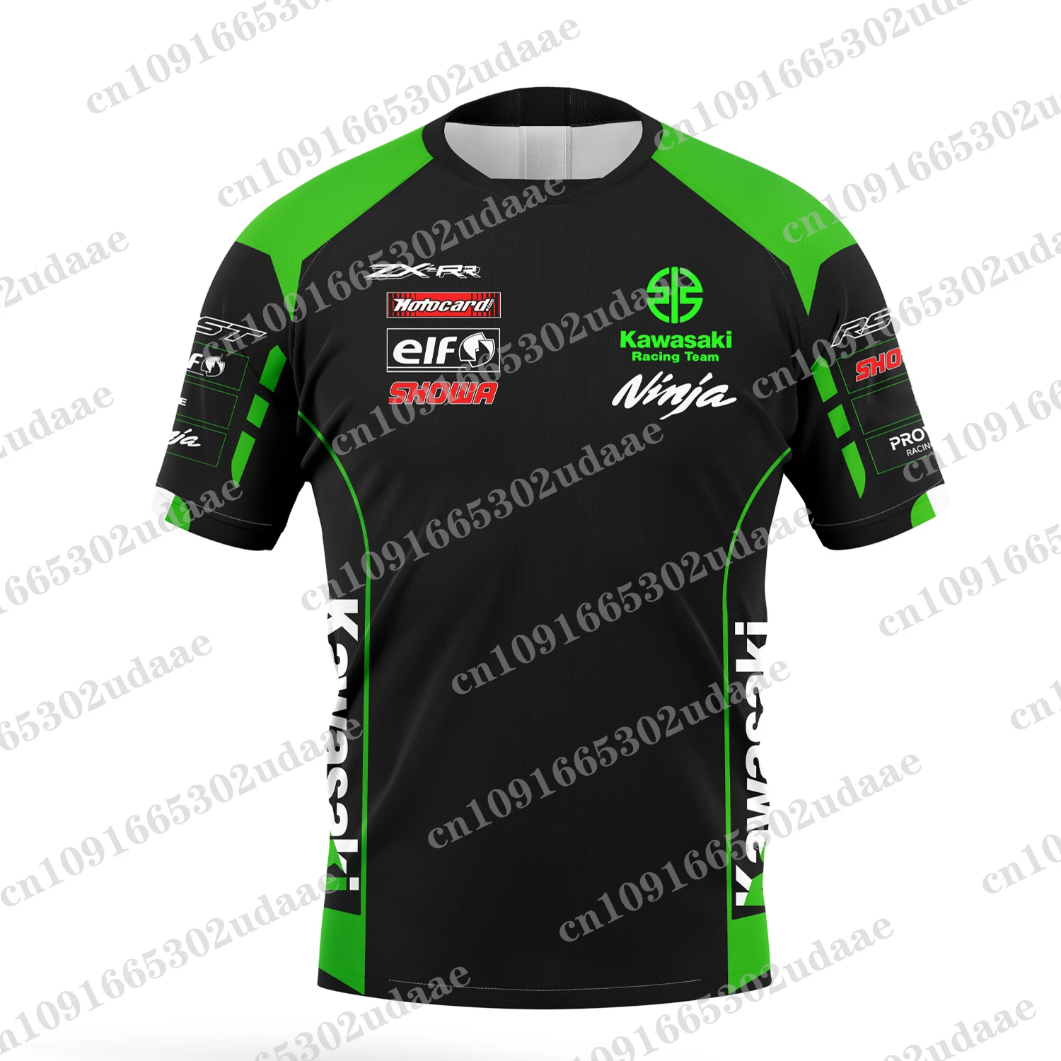 Kawasaki Factory Team camiseta para hombre y mujer, traje de Ciclismo de carreras de motocicleta, camisetas de manga corta para