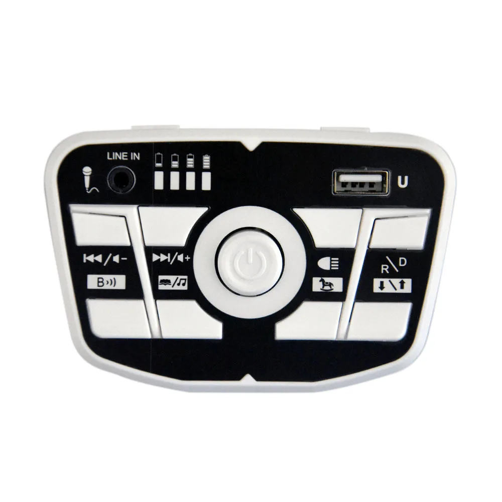 JR2155M-H/L children's electric vehicle center console four-wheel stroller main board JR2158M music playback