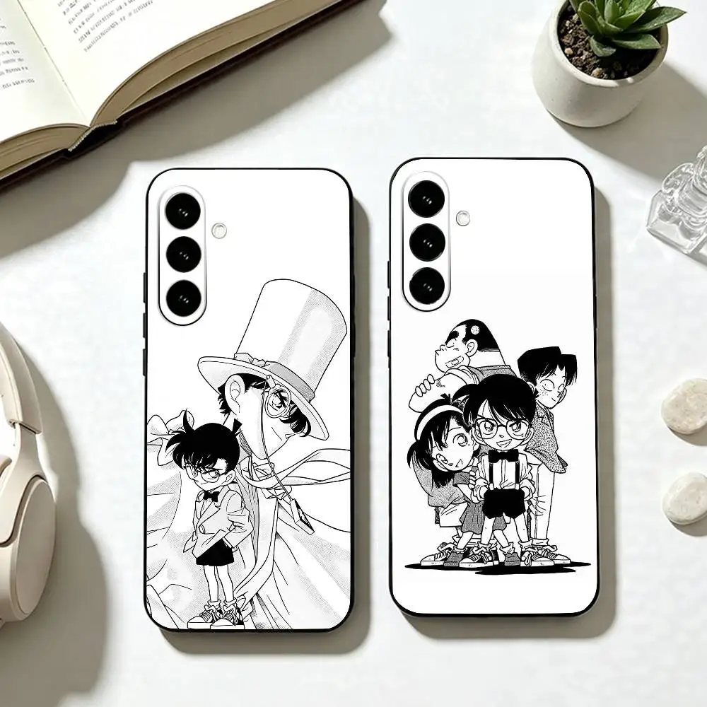 Hot D-Detective C-Conan  Phone Case Black Silicone Soft For Samsung Galaxy A73,A72,A71,A70,A53,A52,A51