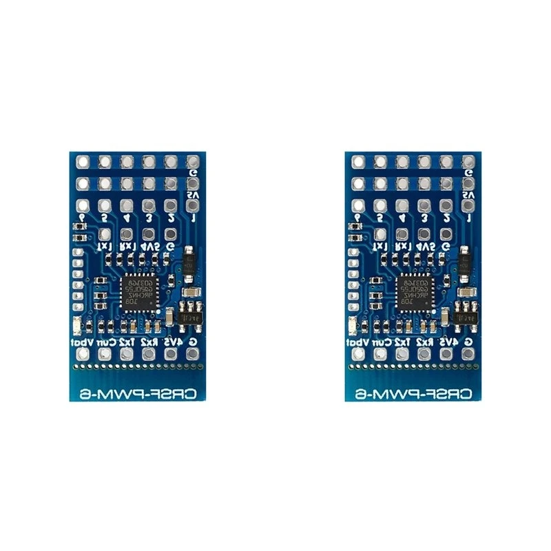 T24C 2X MATEK CRSF-PWM-6/ CRSF-PWM-C/ CRSF-PWM-V10 Converter For FPV RC Drone,Receiver Black Sheep Tbs915mhz 2.4Ghz
