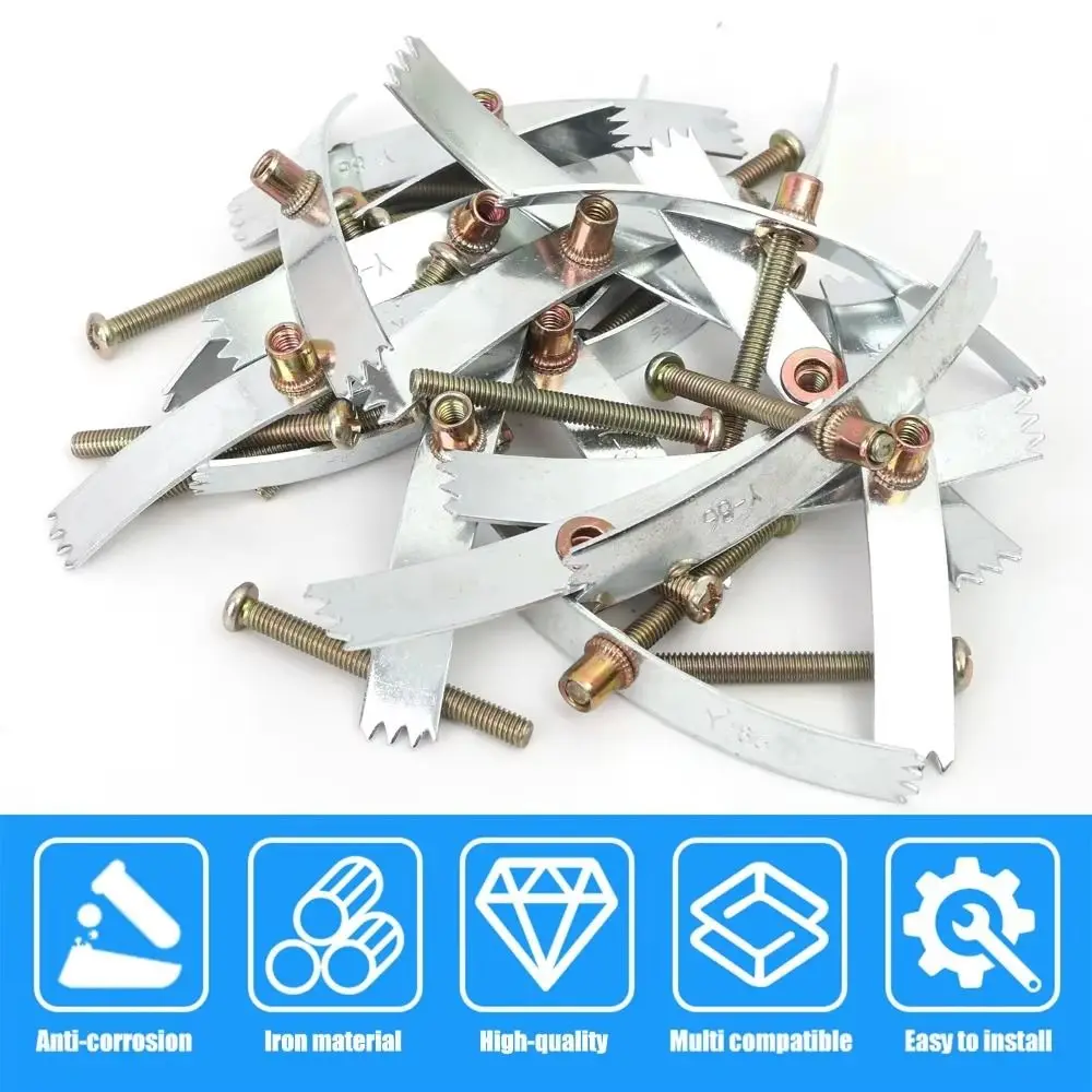 10PCS 86 Type Switch Socket Box Repair Clip Kit Dark Box Mounting Screws Wall Mount Box Repair Clip Fix Loose 86 Wall Mount Plug