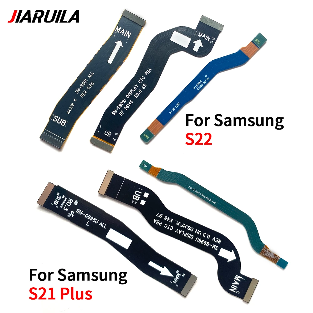 10 Pcs Main Motherboard Flex Cable For Samsung S21 Plus G996U S22 5G S901U S901B Wifi Antenna Connector Signal Flex Cable