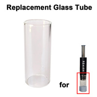 Replacement Glass Tube for Tobacco Pipes Piston Type EDG Pipe Retractable Pipe Parts Smoking Supplies Cigarettes Accessories
