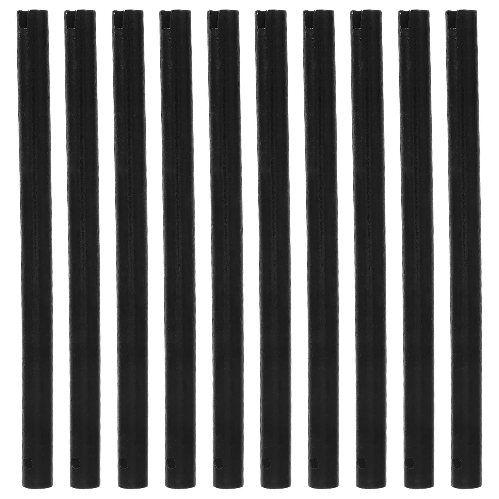 

10Pcs Portable Wooden Fan Handles Black Finish for Crafting and Replacement Parts Modern Stylish Design Suitable for Music